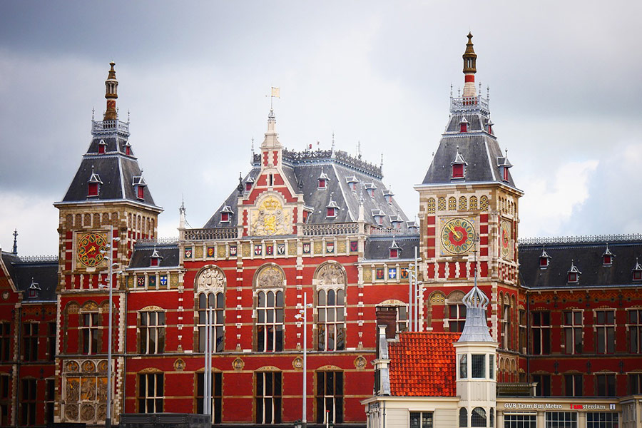 Station Amsterdam Nederland