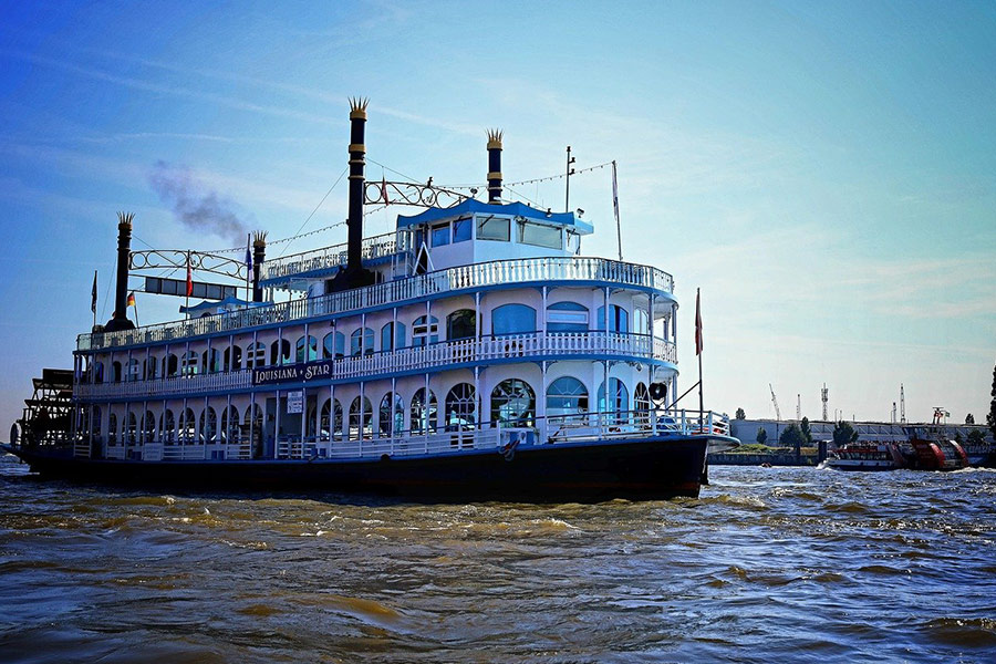 Dampfschiff Boot Raddampfer