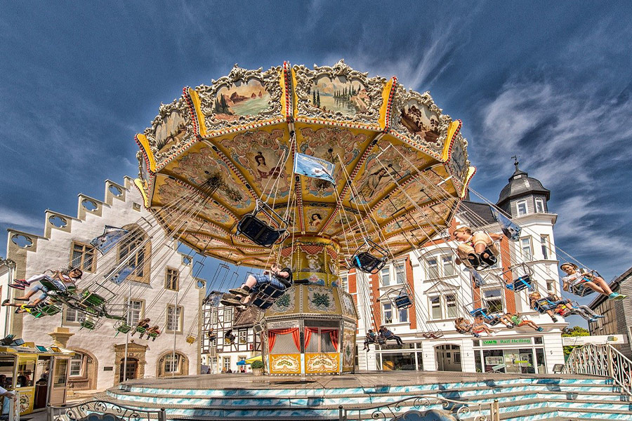 Karussell-Vergnügungskirmes
