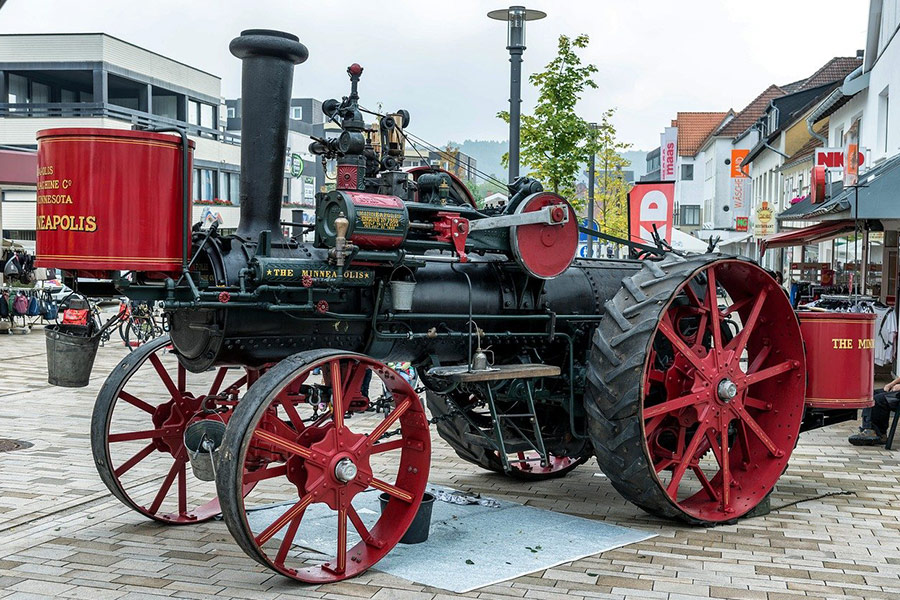 Historische Dampfmaschine