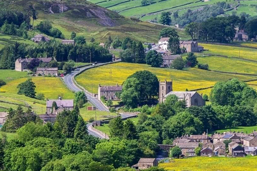 Wunderschöne britische Landschaft