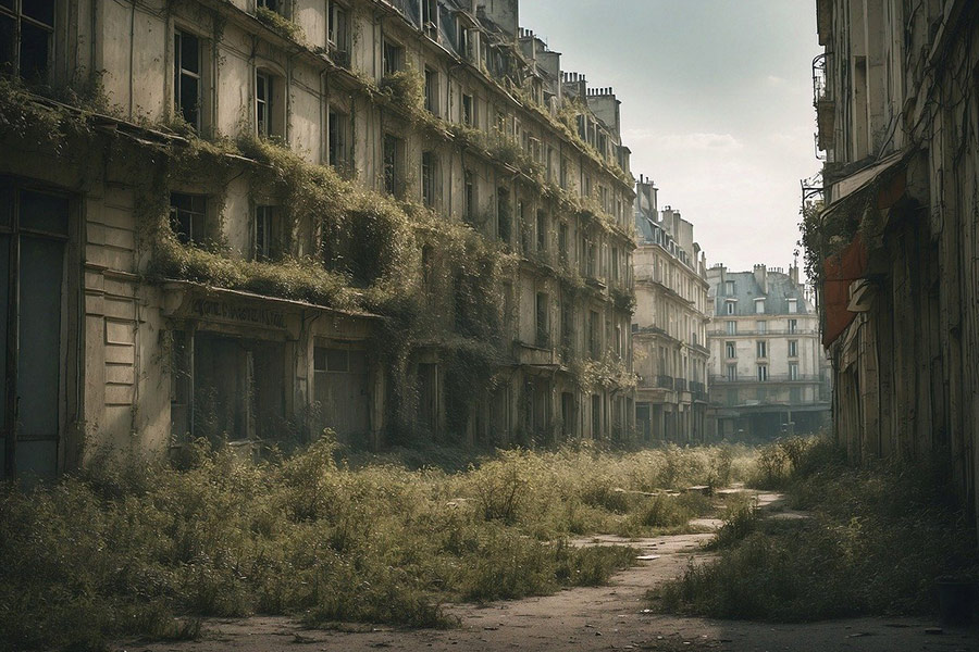 Verlassene Häuser bauen